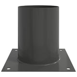 Ancora rotonda per terreno 4 pcs Antracite 18 x 18 x15 cm