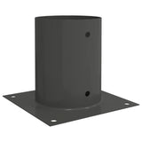 Ancora rotonda per terreno 12 pcs Antracite 18 x 18 x15 cm