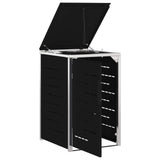 Stoccaggio contenitore a ruote for 1 Bin 240L Nero