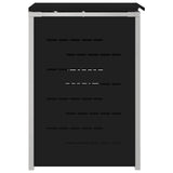 Stoccaggio contenitore a ruote Nero 77,5 x 69 x 112,5 cm