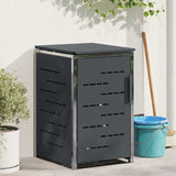 Stoccaggio contenitore a ruote Antracite 77,5 x 69 x 112,5 cm