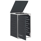Stoccaggio contenitore a ruote Antracite 77,5 x 69 x 112,5 cm