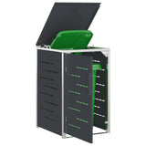Stoccaggio contenitore a ruote Antracite 77,5 x 69 x 112,5 cm