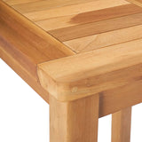 Tavolo da bar Naturale 60 x 60 x 105 cm Teak massello