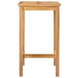 Tavolo da bar Naturale 60 x 60 x 105 cm Teak massello