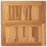 Tavolo da bar Naturale 60 x 60 x 105 cm Teak massello