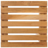 Sgabello da bar 2 pcs Naturale Legno di teak solido