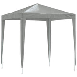 Tenda Party 200 x 200 x 240 cm Grigio Chiaro PE e Acciaio