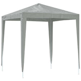 Tenda Party 200 x 200 x 240 cm Grigio Chiaro PE e Acciaio
