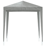 Tenda Party 200 x 200 x 240 cm Grigio Chiaro PE e Acciaio