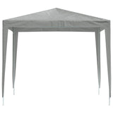 Tenda Party 250 x 250 x 240 cm Grigio Chiaro PE e Acciaio