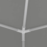 Tenda Party Grigio chiaro 200 x 200 x 240 cm PE e Acciaio
