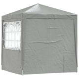 Tenda Party Grigio chiaro 200 x 200 x 240 cm PE e Acciaio