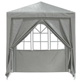 Tenda Party Grigio chiaro 200 x 200 x 240 cm PE e Acciaio