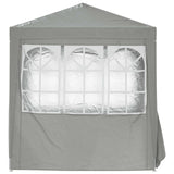 Tenda Party Grigio chiaro 200 x 200 x 240 cm PE e Acciaio