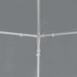 Tenda Party 300 x 300 x 255 cm Grigio Chiaro PE e Acciaio