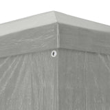 Tenda Party 900 x 300 x 255 cm Grigio Chiaro PE e Acciaio
