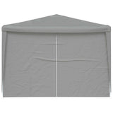 Tenda Party 900 x 300 x 255 cm Grigio Chiaro PE e Acciaio