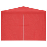 Tenda Party 1200 x 300 x 255 cm Rosso PE e Acciaio