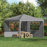 Parete per tenda da festa 2 pcs 300 x 195 cm Grigio Chiaro