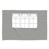 Parete per tenda da festa 2 pcs 300 x 195 cm Grigio Chiaro