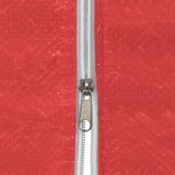 Parete per tenda da festa 2 pcs Rosso 300 x 195 cm PE e Acciaio