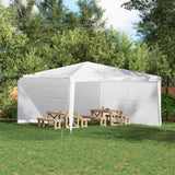 Parete per tenda da festa 2 pcs Bianco 400 x 195 cm