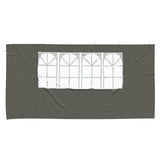 Parete per tenda da festa 2 pcs 400 x 195 cm Antracite
