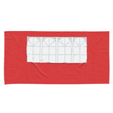 Parete per tenda da festa 2 pcs 400 x 195 cm Rosso PE e Acciaio