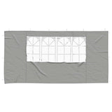 Parete per tenda da festa 2 pcs 400 x 195 cm Grigio Chiaro