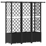 Letto Rialzato con Griglia e Tetto Nero 163,5 x 40 x 138 cm PP