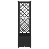 Letto Rialzato con Griglia e Tetto Nero 163,5 x 40 x 138 cm PP