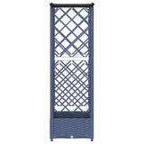 Letto Rialzato con Griglia e Tetto Grigio 124 x 40 x 123 cm PP