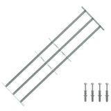 Griglia di Sicurezza per Finestra con 3 Traversine 3 pcs