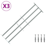 Griglia di Sicurezza per Finestra con 3 Traversine 3 pcs
