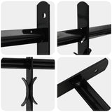 Griglia di sicurezza per finestre con 4 barre trasversali 3 pcs