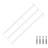 Griglia di Sicurezza per Finestra con 3 Traversine 63-114 cm