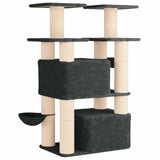 Albero per gatti con pali per graffiare in sisal 2 pz 147 cm