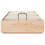 Letto ottomano Naturale 90 x 190 cm Legno di pino massiccio