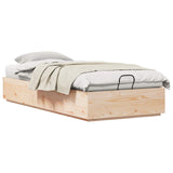Letto ottomano Naturale 90 x 190 cm Legno di pino massiccio