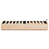 Letto ottomano Naturale 90 x 190 cm Legno di pino massiccio
