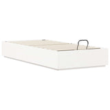 Letto ottomano Bianco 90 x 190 cm Legno di pino massiccio