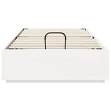 Letto ottomano Bianco 90 x 190 cm Legno di pino massiccio