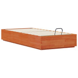 Letto ottomano Marrone Cera 80 x 200 cm Legno di pino massiccio
