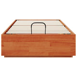 Letto ottomano Marrone Cera 90 x 200 cm Legno di pino massiccio