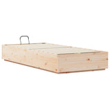 Letto ottomano Naturale 100 x 200 cm Legno di pino massiccio