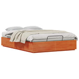 Letto ottomano Marrone Cera 150 x 200 cm
