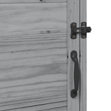 Capanno da Giardino con tetto Grigio 59 x 56 x 113,5 cm