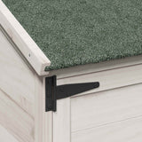 Capanno da Giardino con tetto Bianco 106,5 x 56 x 113,5 cm