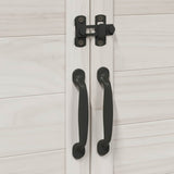 Capanno da Giardino con tetto Bianco 106,5 x 56 x 113,5 cm
